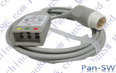 Philips M1580A M1590A ECG trunk cable